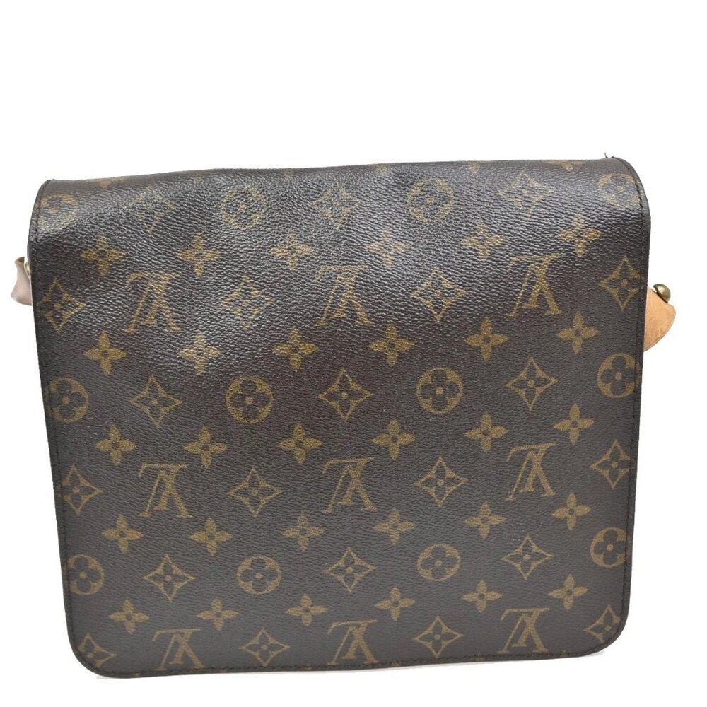 LOUIS VUITTON Cartouchiere MM Shoulder Bag Monogram Leather Brown M51253 69EF874 - Picture 3 of 16